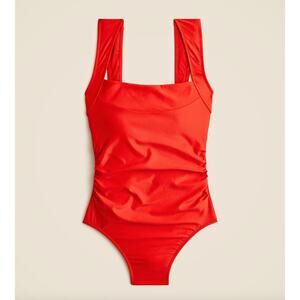 J. Crew Red One Piece Swimsuit